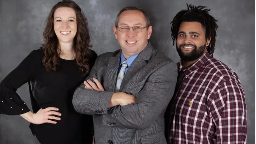 The three chiropractors of Mahle Chiropractic in New Castle, Pennsylvania